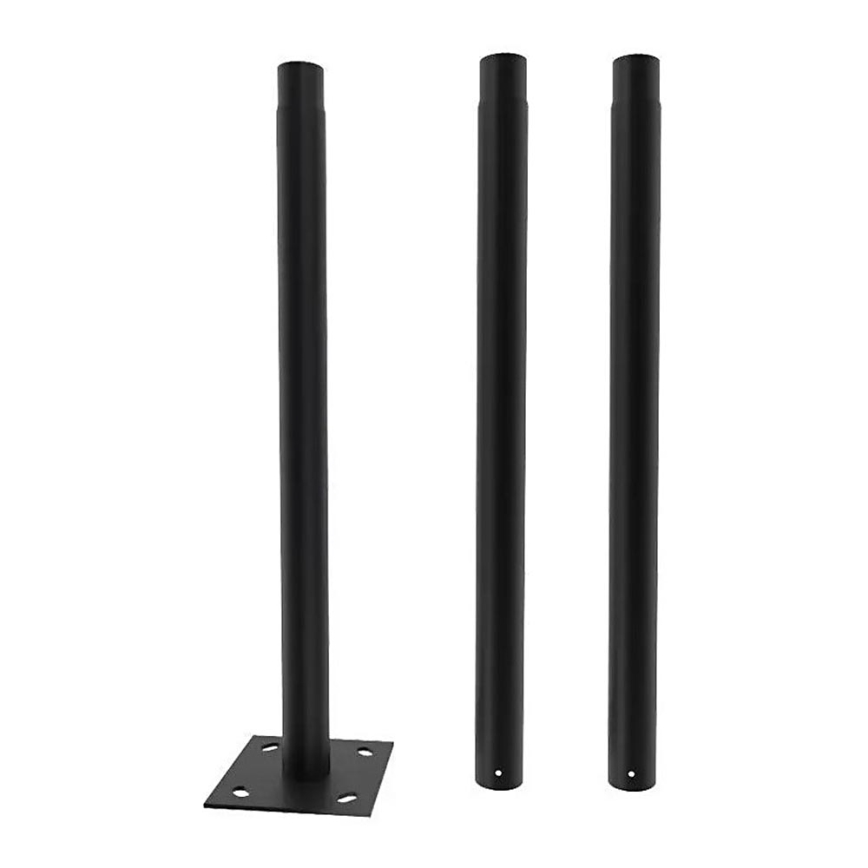 Metal pole with stand for solar light 3 m