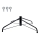 Metal stand for Christmas tree with a holder diameter of 40 mm