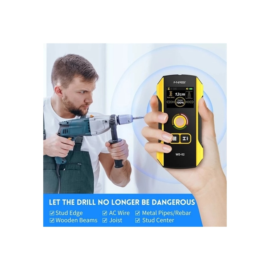 Metal, Voltage and Inhomogeneity Detector, 300 mAh, 5 V