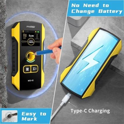 Metal, Voltage and Inhomogeneity Detector, 300 mAh, 5 V