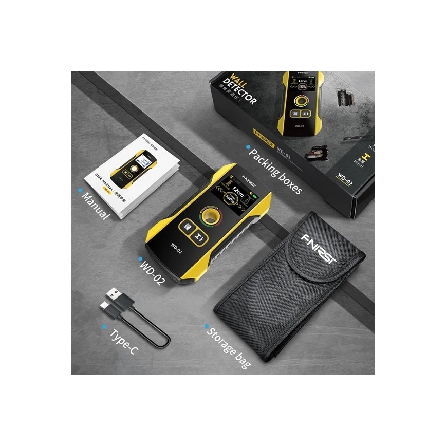 Metal, Voltage and Inhomogeneity Detector, 300 mAh, 5 V