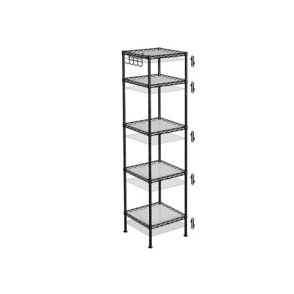 METRO shelving unit, black