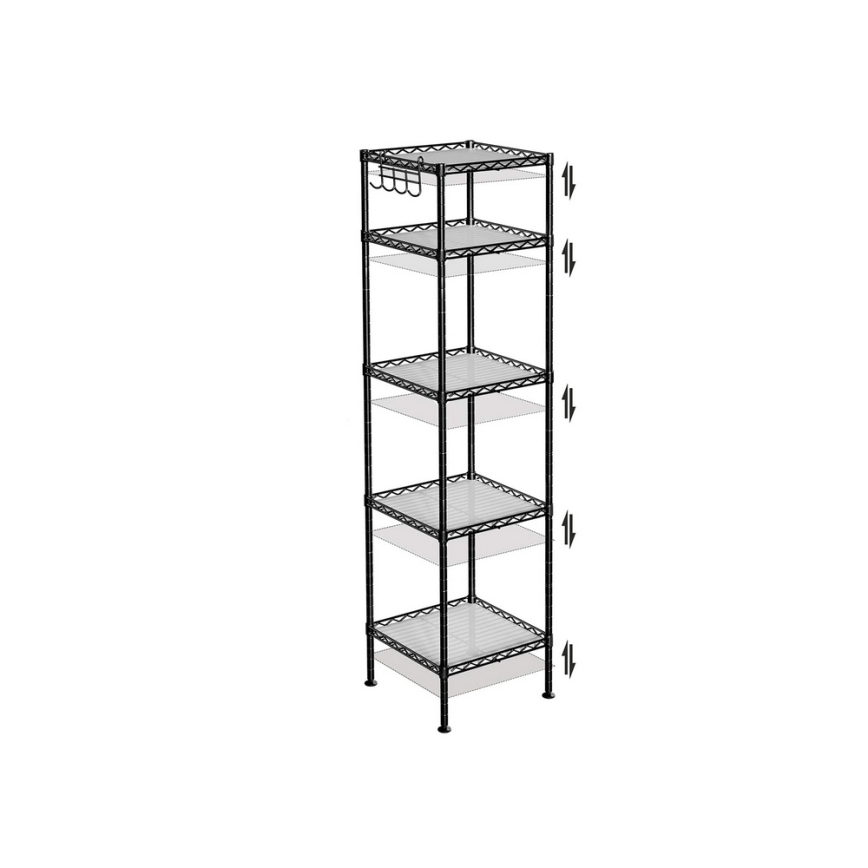 METRO shelving unit, black