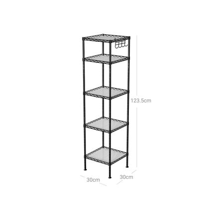 METRO shelving unit, black