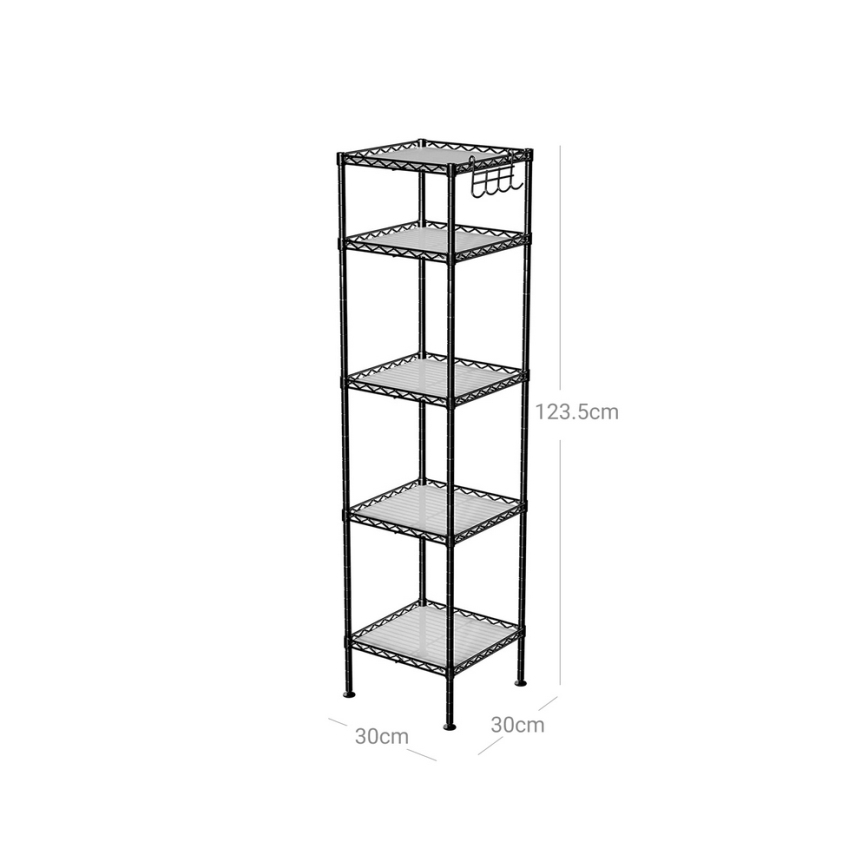 METRO shelving unit, black