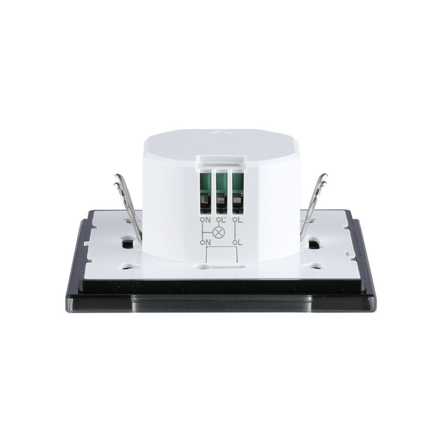 Microwave motion sensor 180° 300W/230V black
