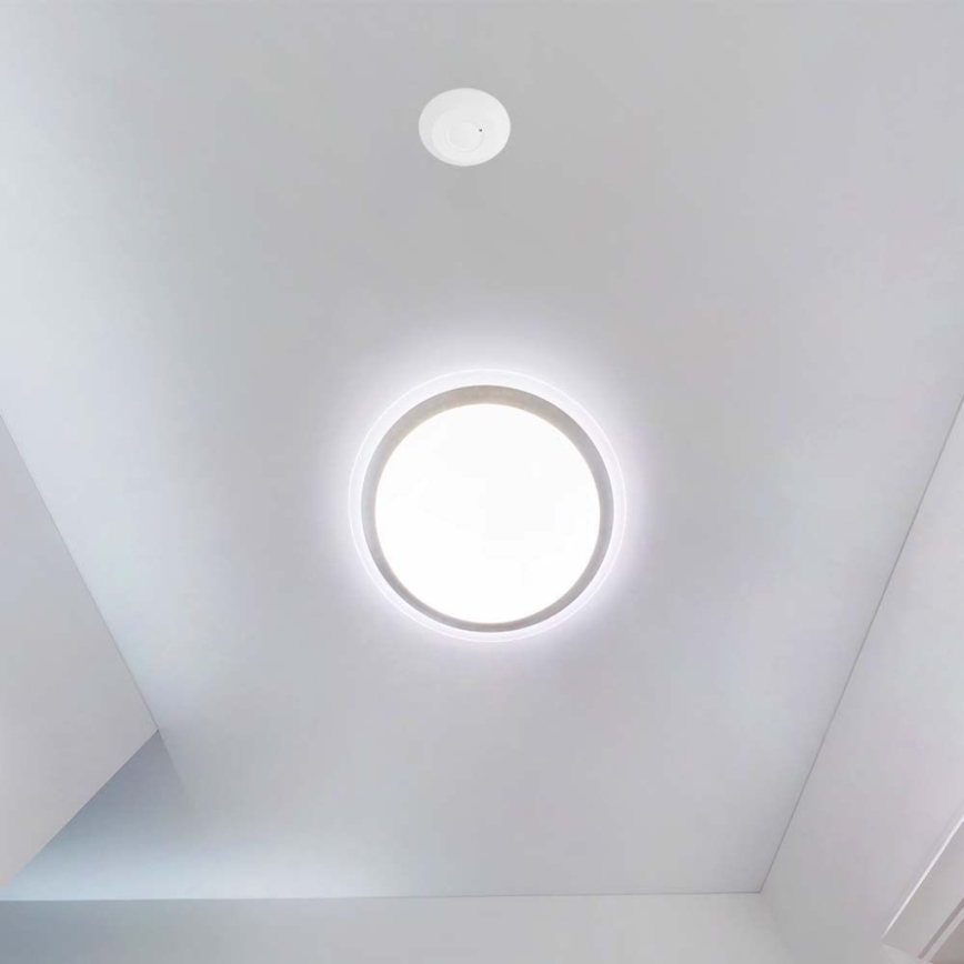 Microwave motion sensor 360° 230V white