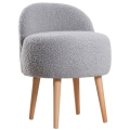 MIKI Ottoman, Ø 46 cm, Grey