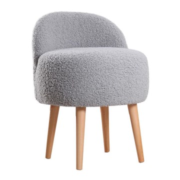 MIKI Ottoman, Ø 46 cm, Grey