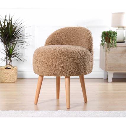 MIKI Stool Ø 46 cm, Brown
