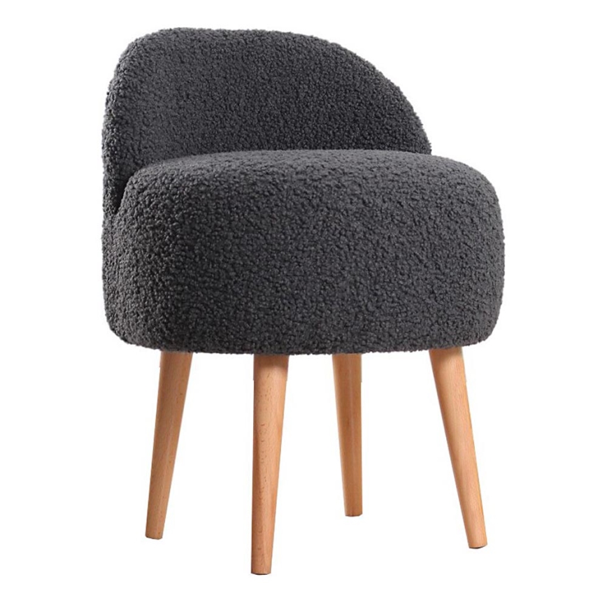 MIKI Stool, Ø 46 cm, Dark Grey