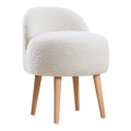 MIKI stool, Ø 46 cm, white