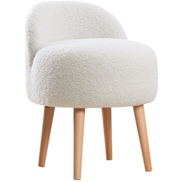 MIKI stool, Ø 46 cm, white