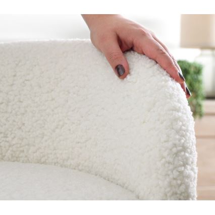 MIKI stool, Ø 46 cm, white