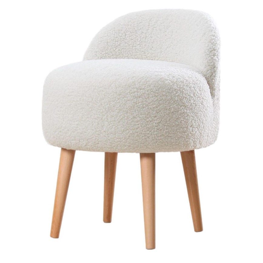 MIKI stool, Ø 46 cm, white