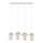 MIKO cable pendant 4xE27/15W/230V white/beige