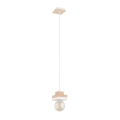 MIKO Cable Pendant Lamp 1xE27/15W/230V White/Beige