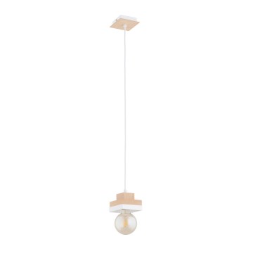 MIKO Cable Pendant Lamp 1xE27/15W/230V White/Beige