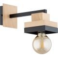 MIKO Wall Lamp 1xE27/15W/230V Black/Beige