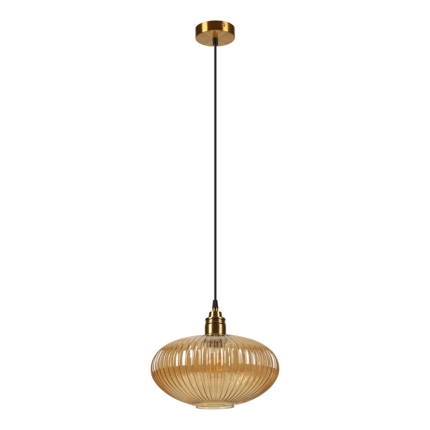 MILOU Cable Pendant Light 1xE27/15W/230V Gold/Smoked Beige
