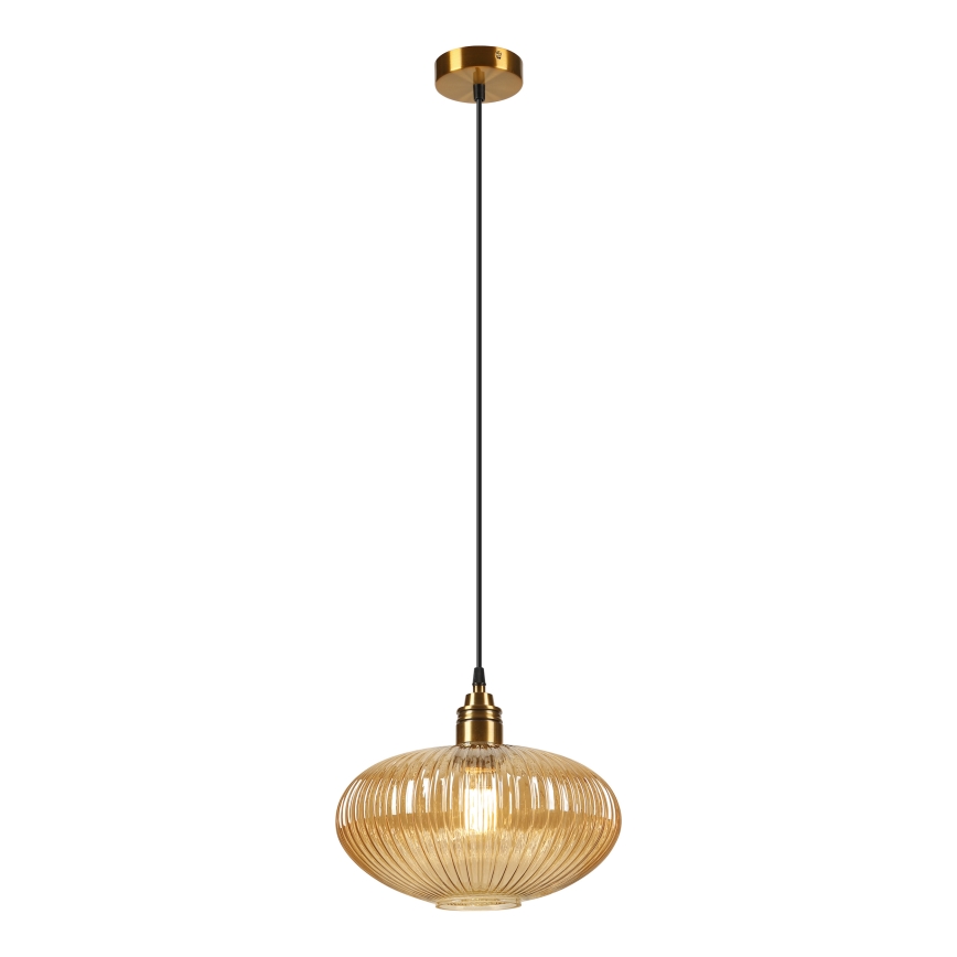 MILOU Cable Pendant Light 1xE27/15W/230V Gold/Smoked Beige