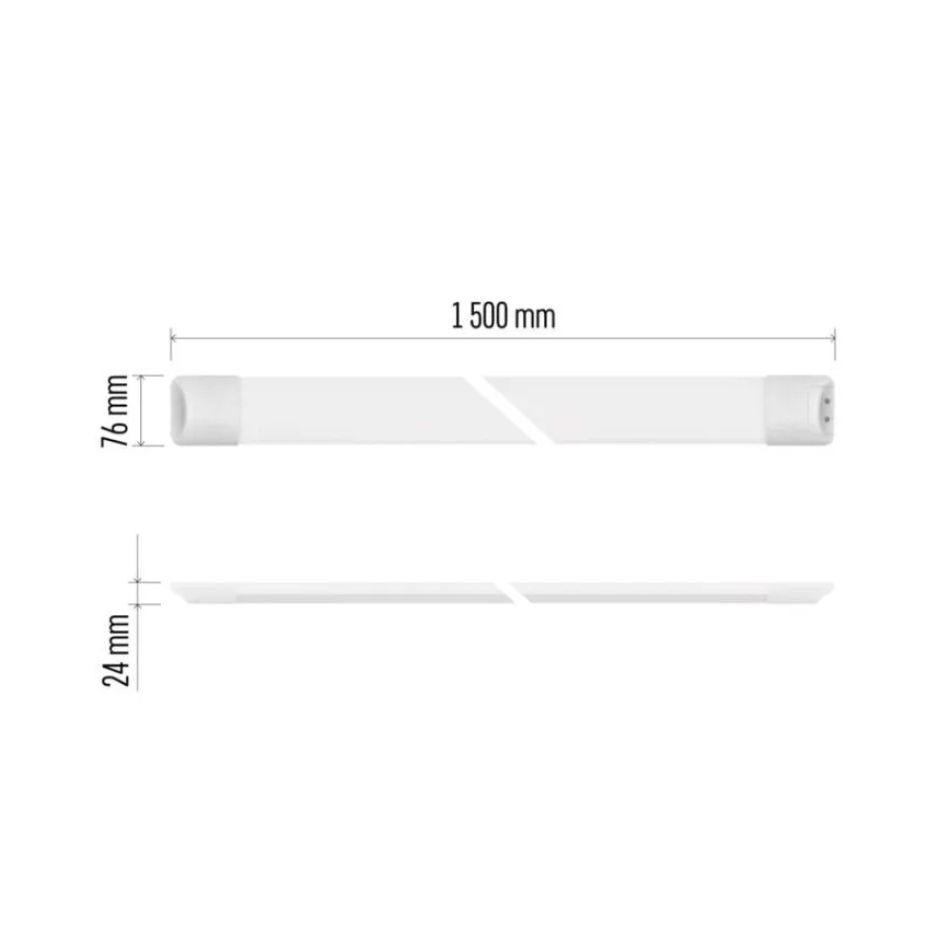 MINO LED Linear Luminaire 50W, 230V, 4000K, 150 cm