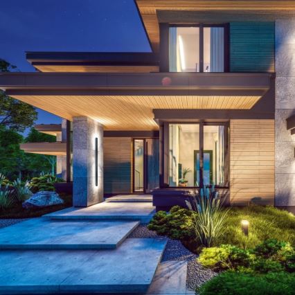 MIRANA LED Outdoor Wall Light, 25W, 230V, 4000K, IP44, 120 cm, Black