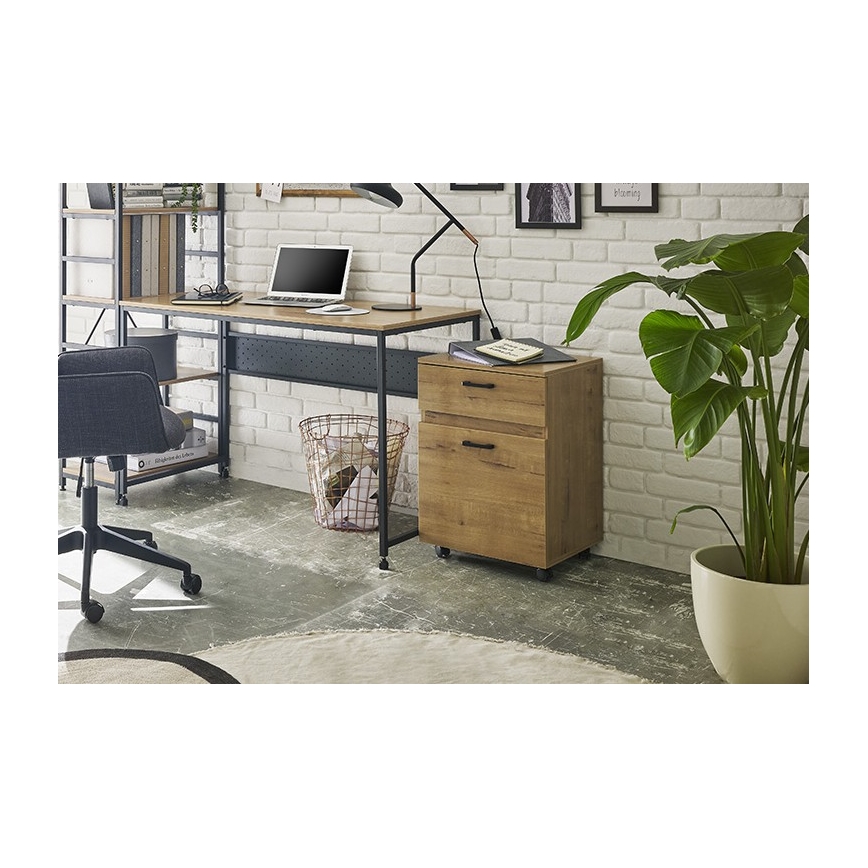 MIRANE Oak Office Pedestal