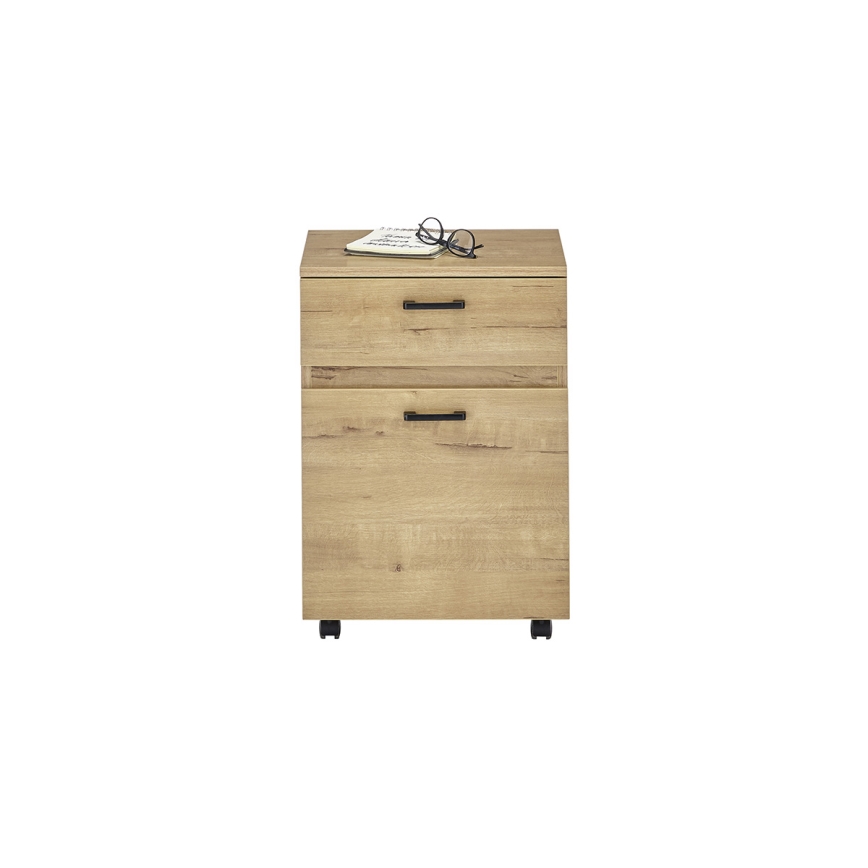 MIRANE Oak Office Pedestal