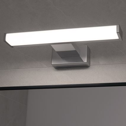MIRORE LED Bathroom Mirror Light, 5W/230V, 30 cm, IP44, Polished Chrome