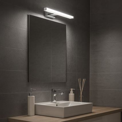 MIRORE LED Bathroom Mirror Light, 5W/230V, 30 cm, IP44, Polished Chrome