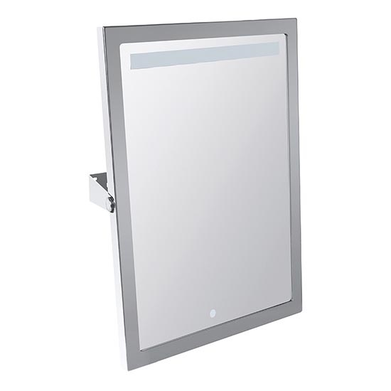 Mirror 40 x 60 cm, stainless steel/silver