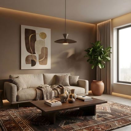 MISTIC Cable Pendant Light 1xGX53/15W/230V — Brown