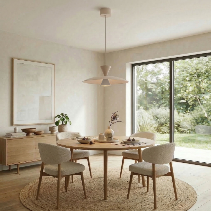 MISTIC pendant light on cable 1xGX53/15W/230V cream