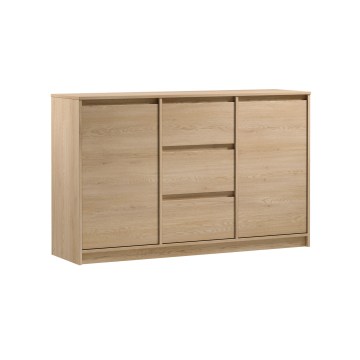 MIYABI chest of drawers 138x86x40 cm Cremona oak