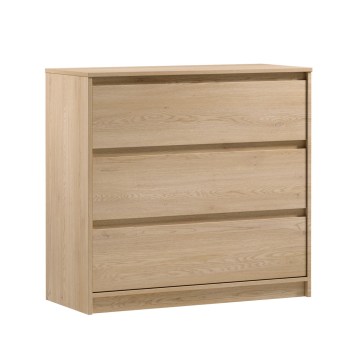 MIYABI Chest of Drawers 92x86x40 cm Cremona Oak
