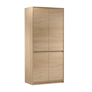 MIYABI Wardrobe 90x198x52 cm Cremona Oak