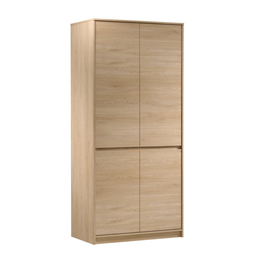MIYABI Wardrobe 90x198x52 cm Cremona Oak
