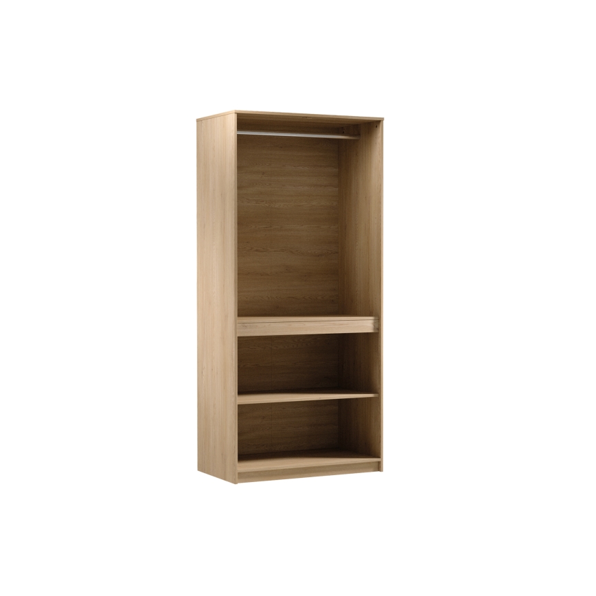 MIYABI Wardrobe 90x198x52 cm Cremona Oak
