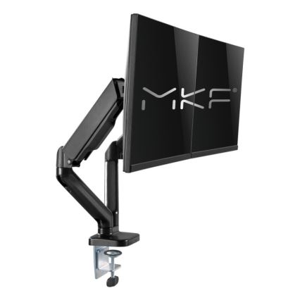 MK FLORIA MKF-21DP113S2 - Adjustable dual monitor mount for 32 monitors, black