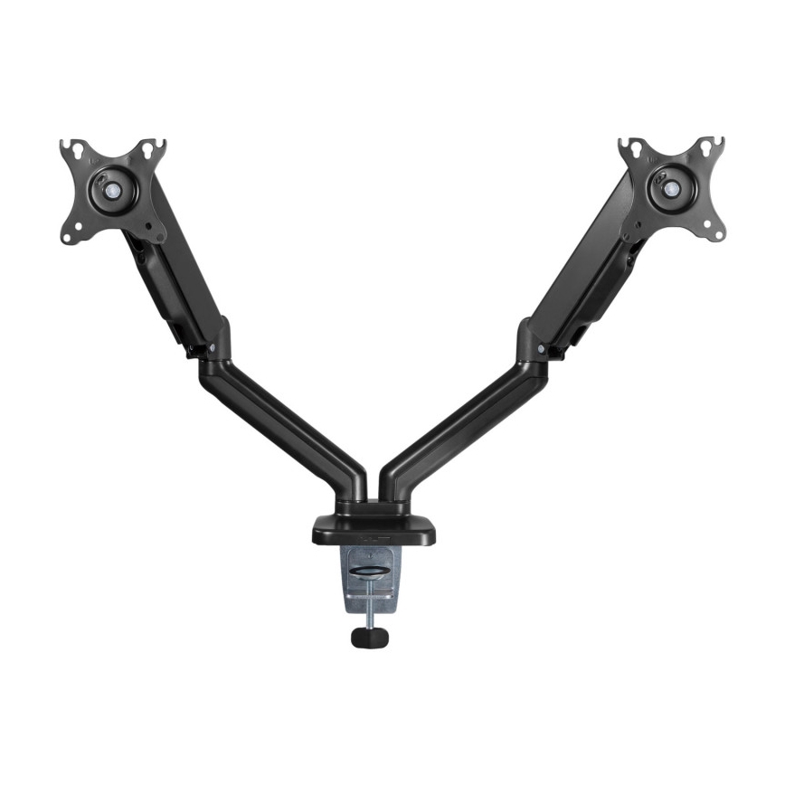 MK FLORIA MKF-21DP113S2 - Adjustable dual monitor mount for 32 monitors, black