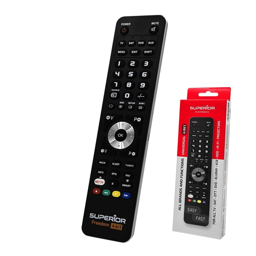MK FLORIA Superior FREEDOM 4in1 USB - Remote control 4in1 USB 2xAAA