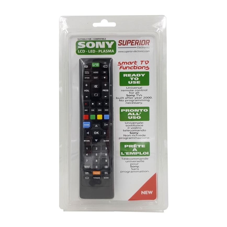 MK FLORIA Superior RC UNI TV SONY - Replacement remote control for SONY TVs