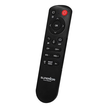 MK FLORIA Superior RC UNI TV LG VOICE - Replacement remote control for LG TVs with voice support, uses 2× AAA batteries