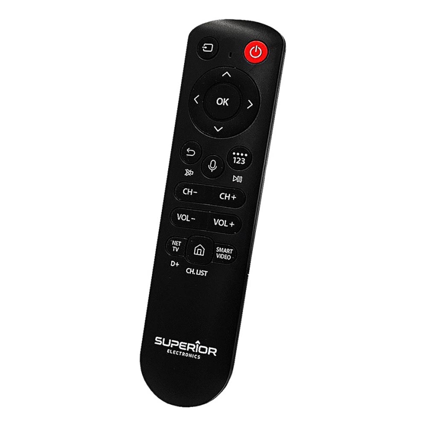 MK FLORIA Superior Samsung Voice - Replacement Remote Control for Samsung TVs, 2x AAA