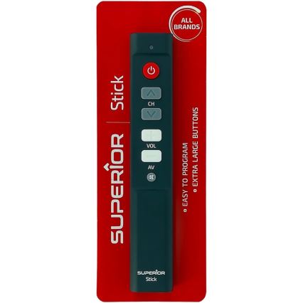MK FLORIA Superior STICK - Remote control for TV/audio/video 2xAAA