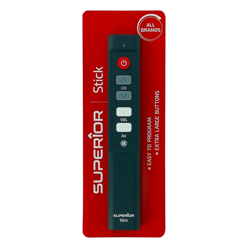 MK FLORIA Superior STICK - Remote control for TV/audio/video 2xAAA