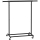 Mobile freestanding coat rack LINEA, black