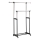 Mobile metal hanger 170x142 cm black/shiny chrome