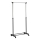 Mobile metal hanger 170x88 cm black/shiny chrome